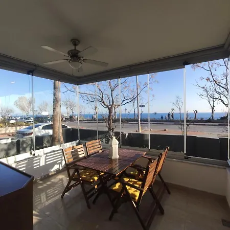 Sea & Sunset View Flat With Garden In Lara Antalya