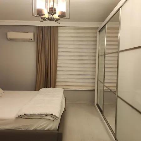 Sea & Sunset View Flat With Garden In Lara Apartment Antalya